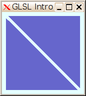 First GLSL example